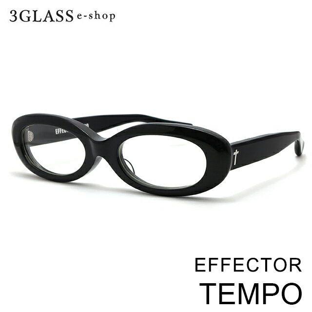 RENOMA - EFFECTOR エフェクター TEMPO テンポ 1カラー ブラック フルリム ボストン メンズ レディース メガネ 眼鏡 effector tempo【店頭受取対応商品】