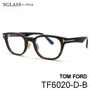 TOM FORD トムフォード TF6020-D-B 2カラー 052(ダークブラウンバラフ/ゴールド) 090(クリアグレー/シルバー) 49mmメンズ メガ...