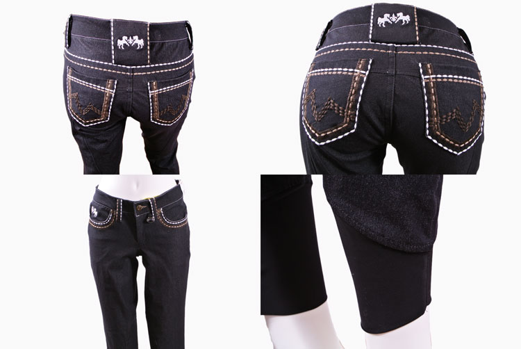 Equine��Couture(�����������塼���Newbury Pull On Jeans/��ǥ����� ������å�ɨ�� �����奢�륭����å� ������ ������å�/BLEACHS ��������