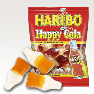 ［入荷！］★まとめ買い★【ハリボー ハッピーコーラ 80g 10袋】［お値下げ！］HARIBO ハリボ グミ キャンディー キャンディ あめ 飴 菓子 駄菓子 ギフト プレゼント ハンガリー製 モッパン ASMR SNS 輸入菓子 おもしろ パーティー