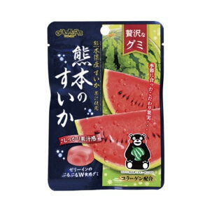 ★まとめ買い★【扇雀飴本舗 贅沢なグミ 熊本のすいか 34g ×6袋入】 ☆今年も出ました大人のすいかグミ☆ コラーゲン配合 ぷるぷるゼリーのW食感 くまもと 熊本 日本グミ協会にも取り上げられました センジャクアメホンポ ご当地 SNS 口コミ 【当店オススメ】