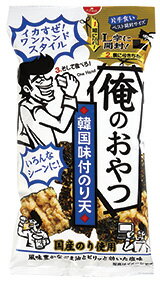 まとめ買い（5袋）まるか食品俺のおやつ韓国味付のり天25g5袋入ごま油と塩味が効いたサクサクのり天お