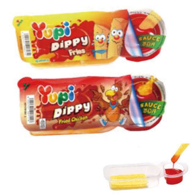 まとめ買い（18袋）【Yupi ディップグミ 18袋】（ ディップフライズグミ 22g ／ ディップチキングミ 20g ）