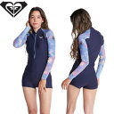 【送料無料】 ROXY 2mm フロントジップ ロングスリーブスプリング