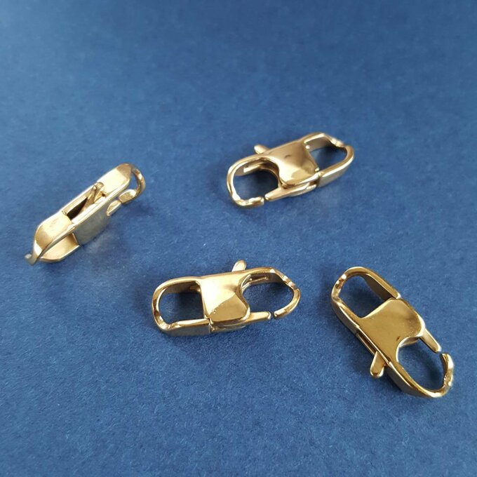 オールステンレス 2個 販売 留め具 カニカン フック 接続 パーツ ゴールド シルバー サージカルステンレス 24KGPイオンメッキ 本ロジウムメッキ ネック...