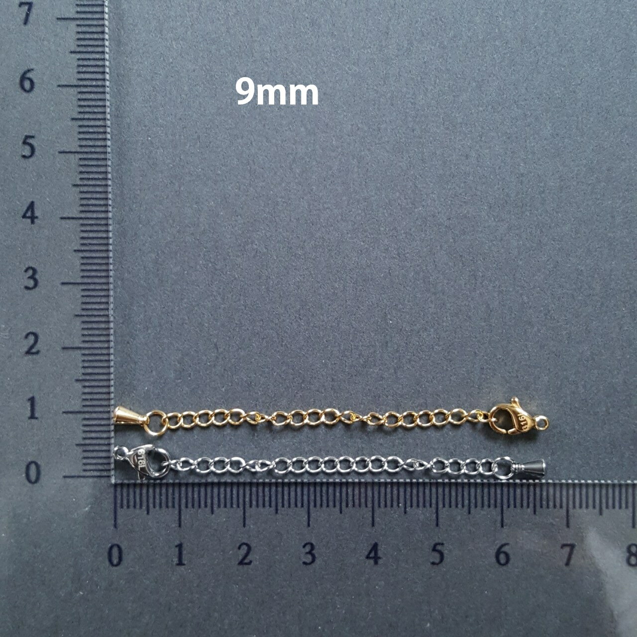 サージカルステンレス316L 刻印いり アジャスター 2個販売 サイズ選べる 接続パーツ 留め具 ネックレス素材 ブレスレット素材 ハンドメイド素材 ゴールド シルバー サージカルステンレス 24kgp 本ロジウム イオンメッキ シンプル おしゃれ アレルギーフリー 金具 2