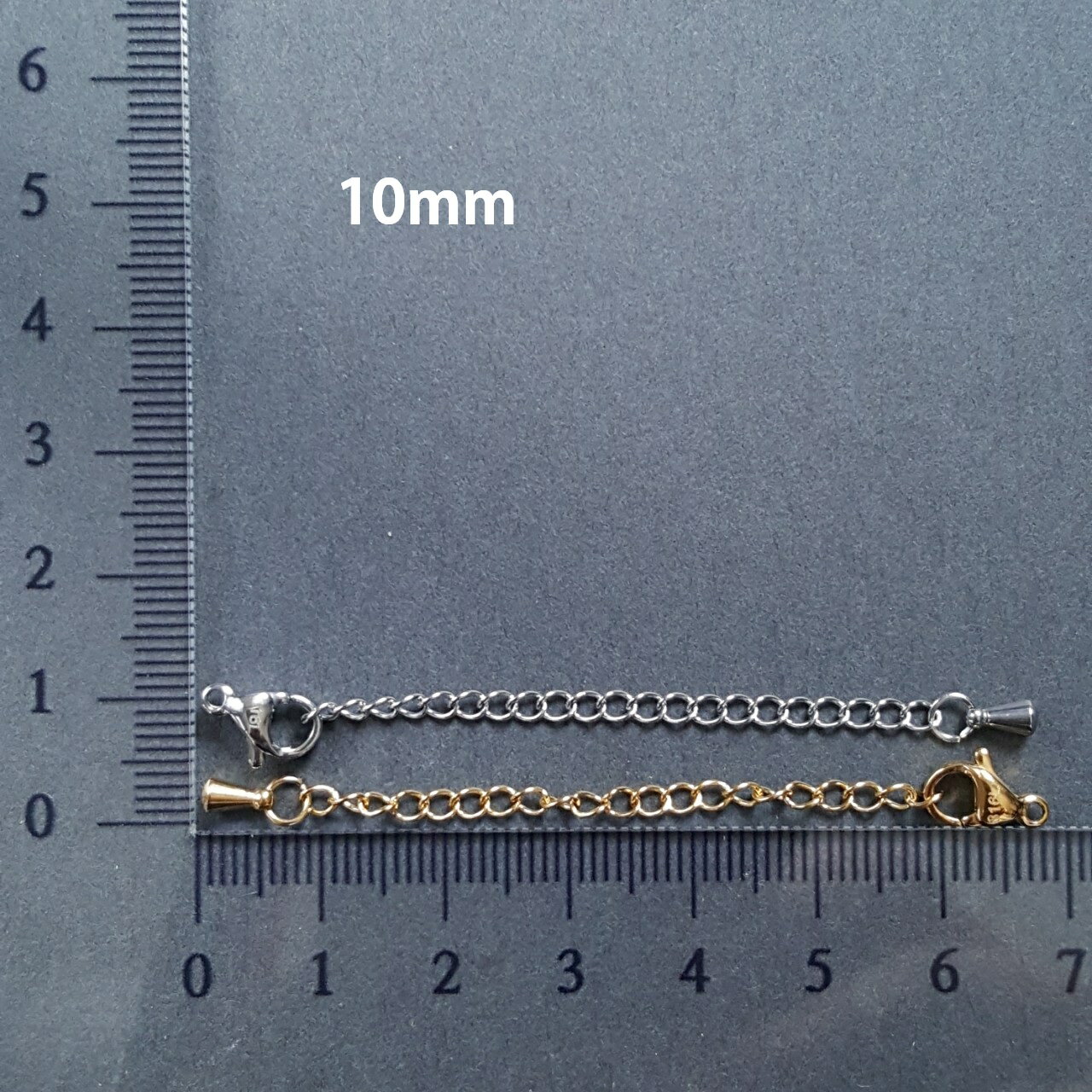 サージカルステンレス316L 刻印いり アジャスター 2個販売 サイズ選べる 接続パーツ 留め具 ネックレス素材 ブレスレット素材 ハンドメイド素材 ゴールド シルバー サージカルステンレス 24kgp 本ロジウム イオンメッキ シンプル おしゃれ アレルギーフリー 金具 3