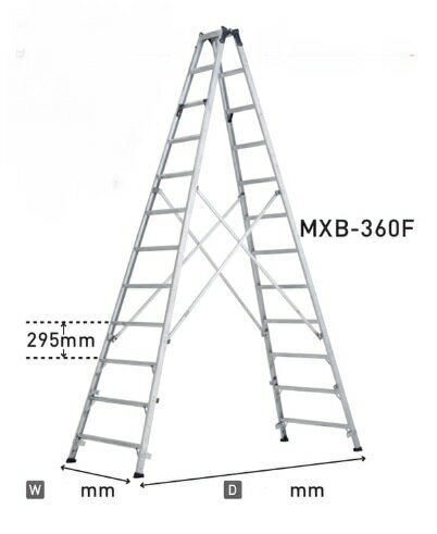 法人様限定ですアルインコ専用脚立MXB-300Fはしごにはなりません代引き不可商品です 沖縄・離島は別途運賃かかります 収納サイズが3mを超えます 長尺物は送り先により運送会社止めになる場合があります 