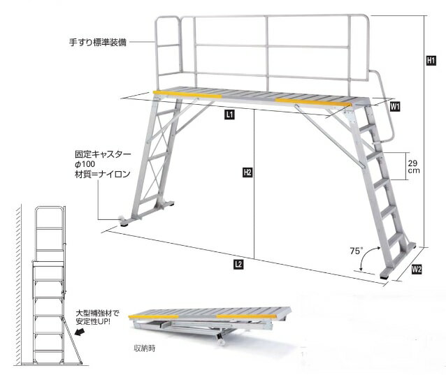 法人様限定です長谷川工業折りたたみ大型作業台アルバーZDT-170代引き不可商品です。北海道・沖縄・離..