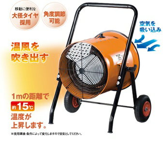 法人様限定商品ナカトミ電気ファンヒーター循環型温風送風機（電源接続工事必要）ISH-10KT三相交流200V50Hz/60Hz兼用型代引き不可商品です。沖縄・離島は別途送料かかります