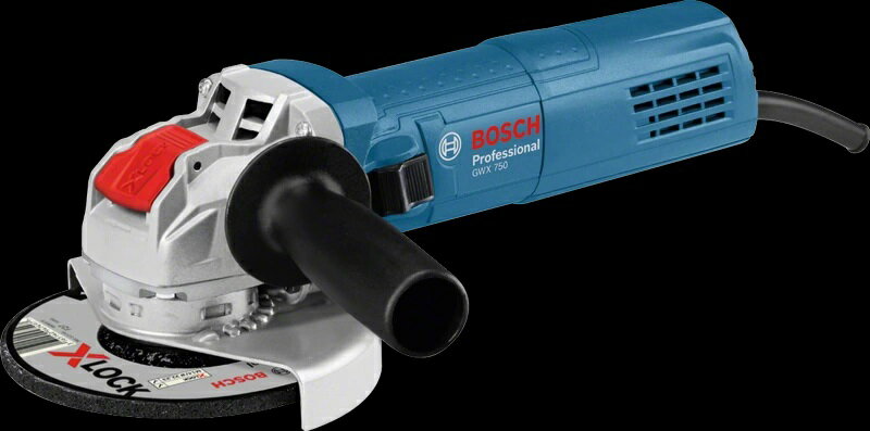 BOSCHディスクグラインダーGWX750-125S先端工具（砥石など）は別売りです。代引き不可商品です。北海道・沖縄・離島は別途運賃かかります。