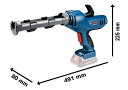 BOSCHコードレスコーキングガン GCG18V-310H(本体のみ)代引き不可商品です。【北海道・沖縄・離島別途運賃】