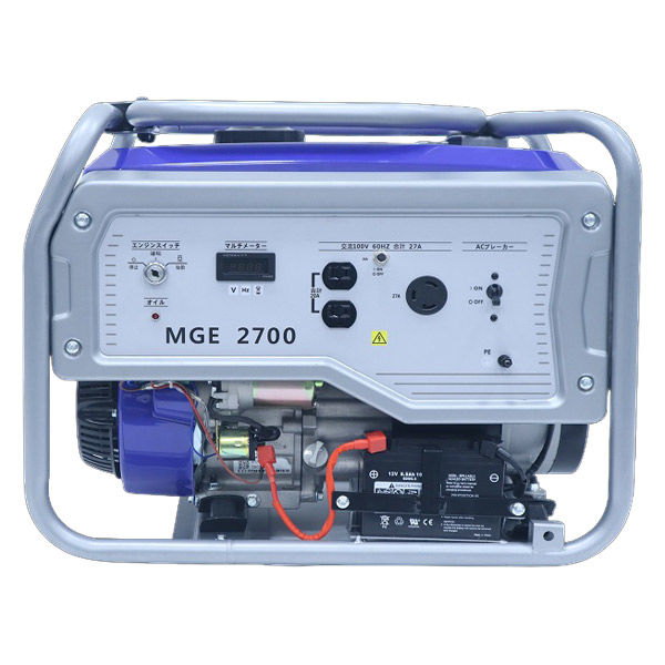 アースパワー 発電機 スタンダードモデル 2000VA50HZ / 2300VA60HZ MGE2700沖縄・離島は別途運賃かかります代引不可法人限定