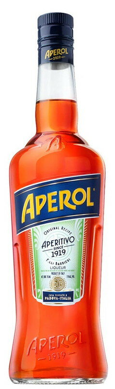 イタリア生まれの甘さすっきり オレンジ&ハーブリキュール「アペロール APEROL」 アペロールは1919年、イタリアのパドヴァでアペリティーヴォ(食前酒)に特化したリキュールとして誕生しました。現在世界No.6のリキュールブランド(出典:IWSR2015)です。オレンジの心地よい甘さとハーブの爽やかさが絶妙にマッチした、若者に大人気のリキュールです。