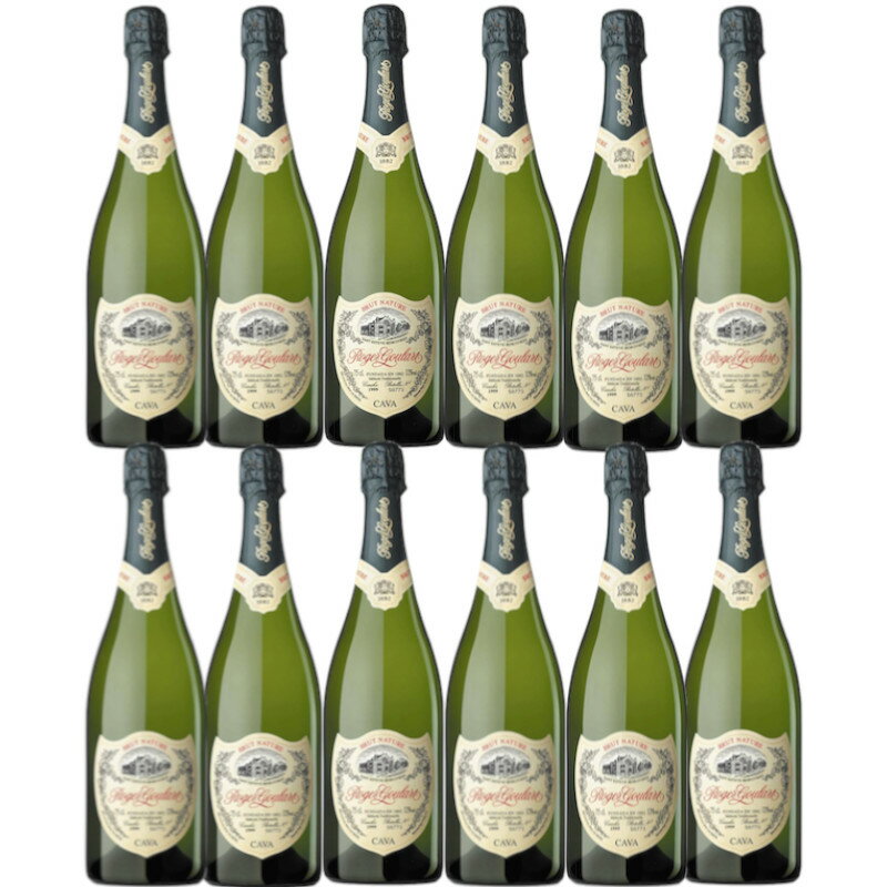 《12本セット》ロジャーグラート　カバ ブリュット・ナチュール レセルバ 750ml 12度 MW【誕生日プレゼント ワイン お酒 宅飲み お祝い お中元 ギフト お歳暮　スパークリングワイン　スペイン】