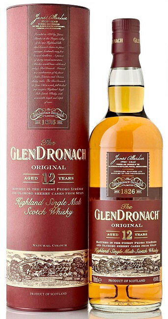 GLENDRONACH 【箱付き】グレンドロナック 12年 43度 700ml BJ【洋酒 ウイスキー】