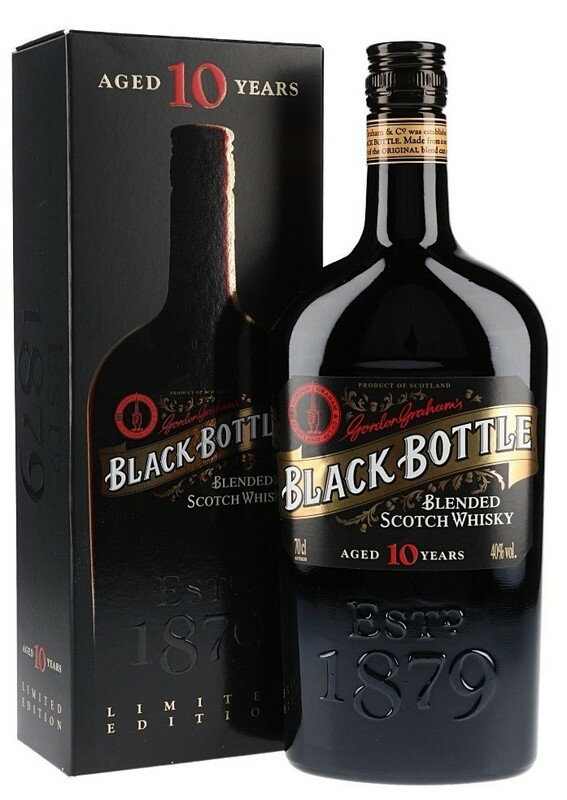 【箱付き】 ブラックボトル 10年 40度 700ml RS【誕生日 洋酒 スコッチ 宅飲み お祝い お中元 ウイスキー ギフト お歳暮 】