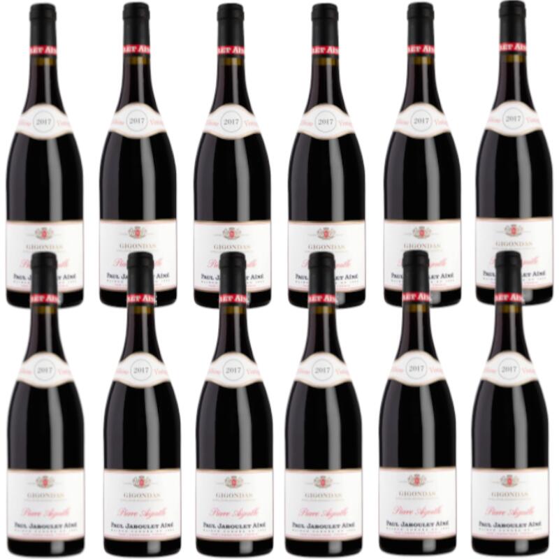 《12本セット》ポール・ジャブレ・エネ ジゴンダス　ピエール・エギュイユ　750ml 14.5度 MW【誕生日プレゼント ワイン お酒 宅飲み お祝い お中元 ギフト お歳暮 赤ワイン フランス】