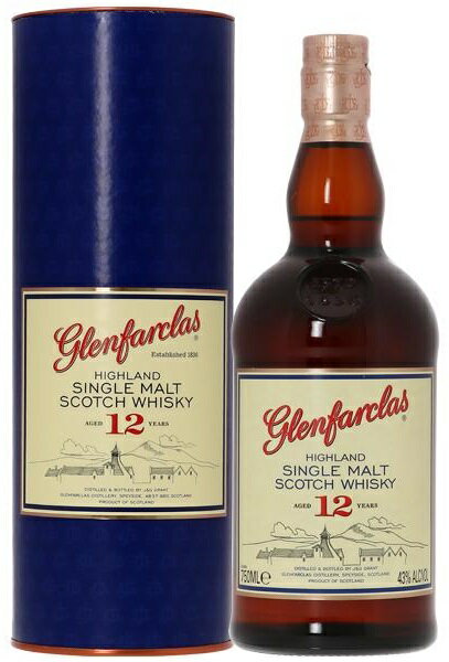 【箱付き】グレンファークラス 12年 43度 750ml RS【ウイスキー】