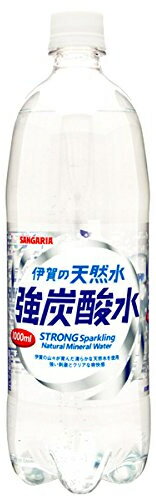 伊賀の天然水 強炭酸水 ペット 1L △