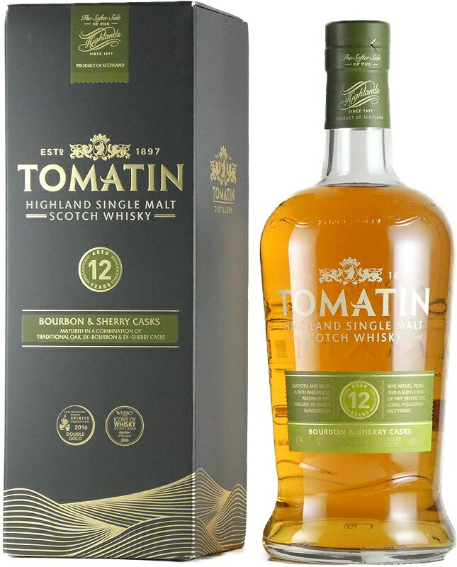 TOMATIN 【箱付き】トマーティン 12年 43度 700ml RS 【ウイスキー】