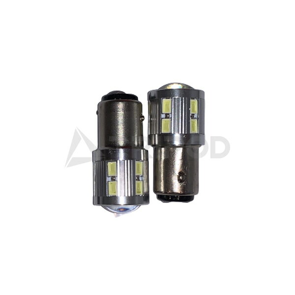 Rakuten - 12SMD＋3W　S25ダブルホワイト　2個セット