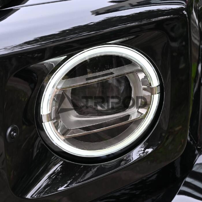 Rakuten - CO-HLF-465S　インサイドヘッドライト DRL プロテクションフィルムMercedes-Benz G-Class W465ヘッドライトのDRL 内側をインナーブラック調にし、引き締まった印象を与えます。