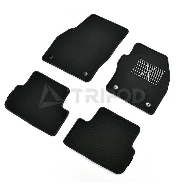 A1-FM-CTR　カーボン Tone Rubber フロアマット　A1・S1・A3・S3・RS3・TT・Q2・SQ2・Q3・RSQ3