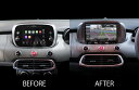 F500X-03BK-CAN フィアット500X 2DINナビ取付キット7インチUconnect搭載車 (USBx2・AUXx1 タイプ)