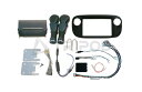 F500-02BK-CAN アバルト595/695 ブラック2DINナビ取付キット