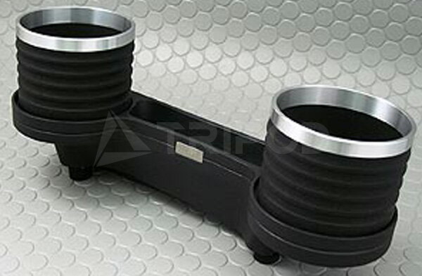 ALCABOドリンクホルダー&ポケットホルダーfor BENZ W211 (E-class)ブラック/リングカップ