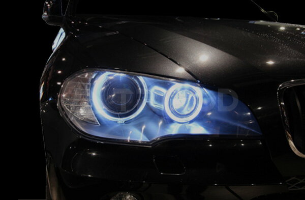 X5(E70)前期用 LEDリング H8タイプ（キャンセラー内蔵）