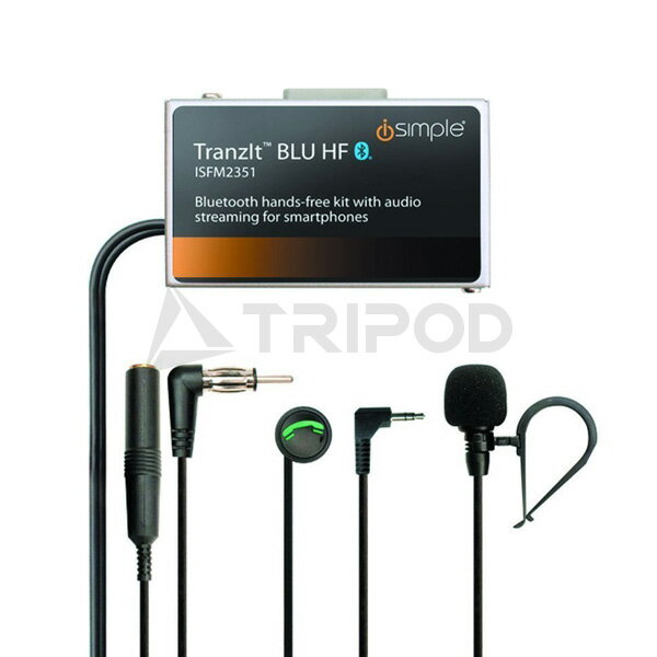 楽天輸入車オーディオ専門店 TRIPODISFM2351FMモジュレーター方式　Bluetooth対応ハンズフリー電話・音楽ストリーミング操作ボタン付