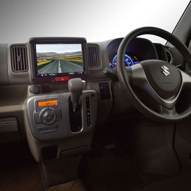 スズキ　エヴリイ／エヴリイワゴン・日産　NV100クリッパー／NV100クリッパーリオ用 8インチ型カーナビゲーション取付キット