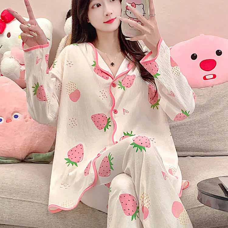 2点セット ルームウェア 上下セット パジャマ 長袖 カップ付き ナイトウェア 秋 ウエストゴム 前開き 部屋着 トップス おしゃれ 柔らかい 可愛い パンツ 寝間着 寝巻き パッド付 カップ付き 大きいサイズ 花柄 アニマル柄