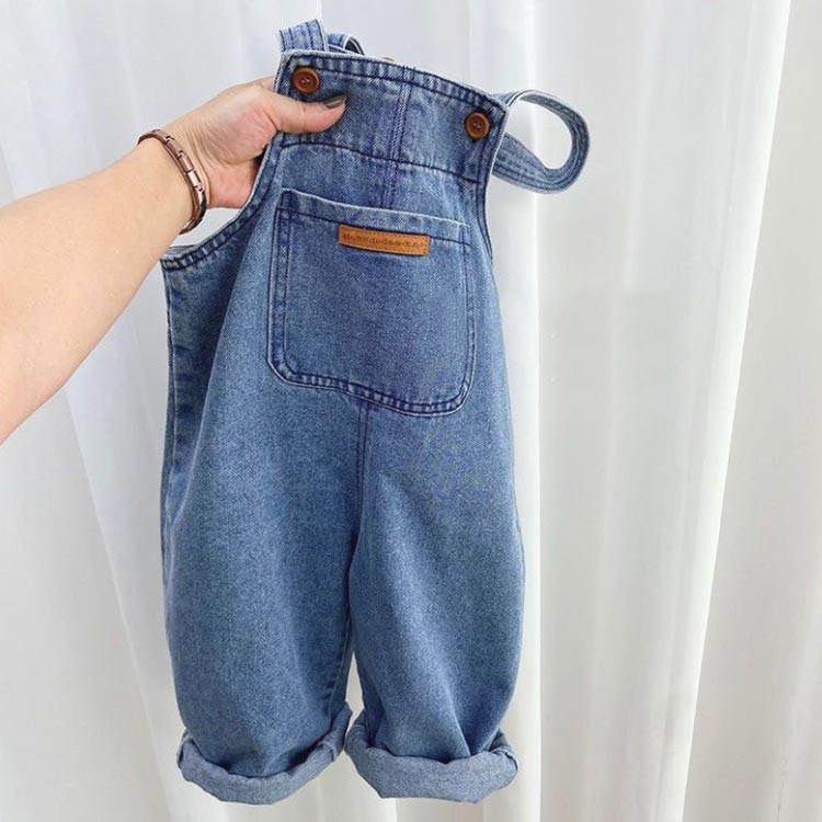 ベビー服 キッズ オーバーオール デニム 男の子 サロペット ジーンズ オールインワ...