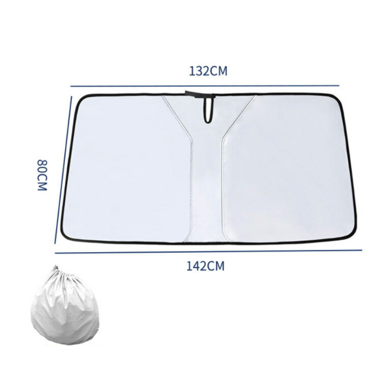 フロント サンシェード 折りたたみ式 車用 カーサンシェード 日除け 断熱 UVカット 遮光 紫外線カット 目隠し 日焼け防止 車中泊 取り付け簡単 汎用 収納便利 フロントガラス用