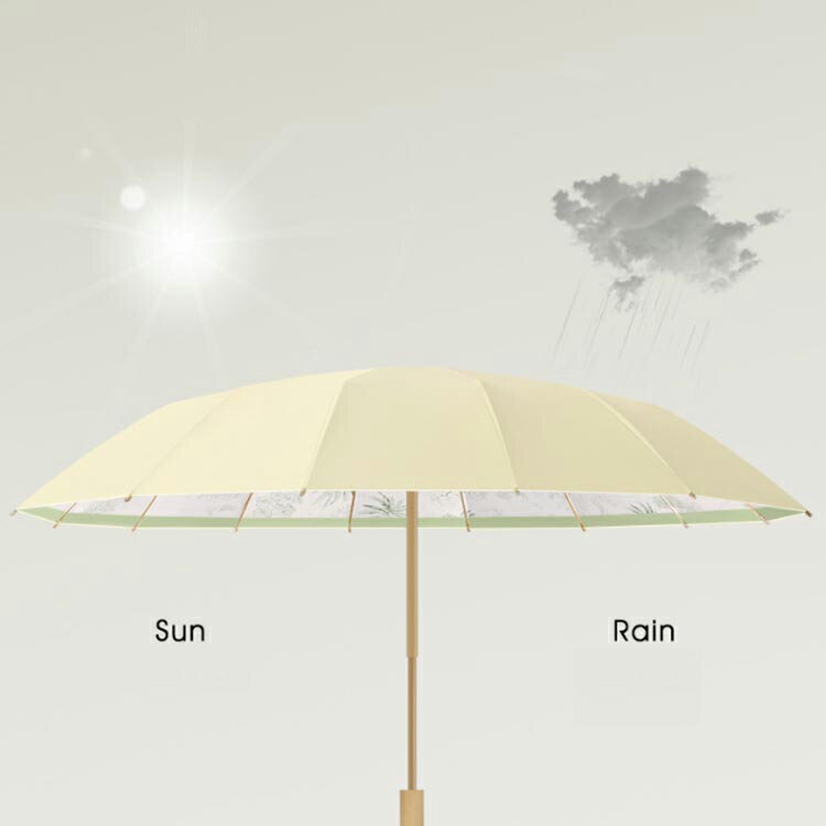 日傘 晴雨兼用 大きい 折りたたみ傘 完全遮光 UVカット 木製ハンドル お洒落 晴雨...