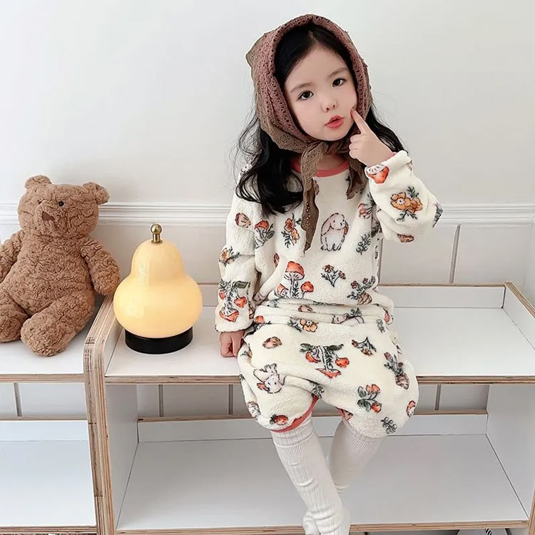 スリーパー こども 袖なし 2way股 起毛 秋冬 秋物 冬物 キッズ ベビー 赤ちゃん 男の子 女の子 ユニセックス 子供服 キッズ あったか 防寒 プリント アニマル 動物 くま うさぎ ダイノソー クマ 23aw フリース ルームウェア かわいい お洒落 北欧
