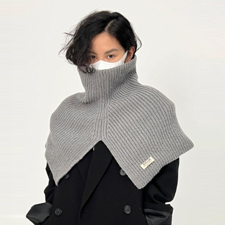 スヌード ニットスヌード レディース マフラー ニットストール ネックウォーマー ケープ トップス 巻物 タートルネック ハイネック ショート丈 ニット セーター レイヤード 重ね着 冬 秋冬 防寒対策 ゆったり ニットスヌード リブ編み