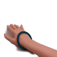 美品HERMESエルメスブレスバングルレザーブルーアクセサリーレディース【本物保証】【中古】