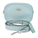 新古未使用展示品 COACH コーチ ショルダーバッグ ジェイミー カメラ バッグ CA207 ライトブルー系 ペブルレザー レディース 2WAY セカンドバッ...