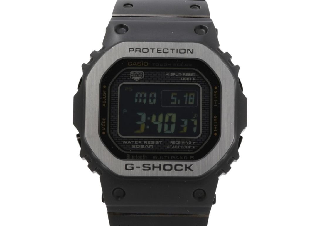 乐天商城 - CASIO カシオ 腕時計 G-SHOCK FULL METAL 5000 SERIES GMW-B5000MB-1JF ブラック系 ステンレススチール メンズ デジタル 美品【本物保証】【中古】