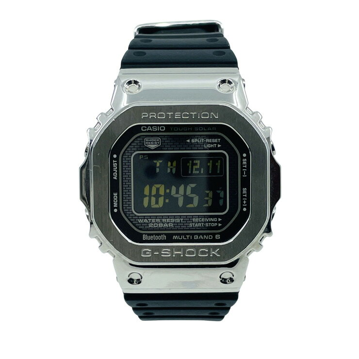 乐天商城 - CASIO カシオ 時計 GSHOCK FULL METAL 5000 SERIES GMWB5000D1JF シルバー ステンレススチール メンズ デジタル 美品【本物保証】【中古】