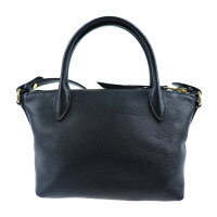 美品PRADAプラダショルダーバッグハンドバッグ1BA1572wayヴィテッロブラックグレインレザー【本物保証】【中古】