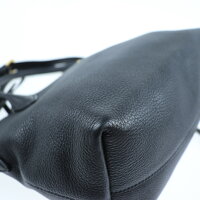 美品PRADAプラダショルダーバッグハンドバッグ1BA1572wayヴィテッロブラックグレインレザー【本物保証】【中古】
