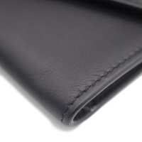 新品未使用展示品SAINTLAURENTPARISサンローランパリYSLLINEエンベロープウォレット二つ折り短財布カードケース名刺入れ423483カーフスキンブラック【本物保証】【中古】