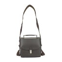 美品 LOUIS VUITTON ルイ ヴィトン チャーリー モノグラムグラセ ショルダーバッグ M46510 レザー カフェ シルバー金具 2WAY ハンドバ...