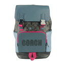 新古未使用展示品 COACH コーチ シグネチャー リュックサック バックパック C8130 CHARCOAL DENIM MULTI グレー系 ブラック ブル...