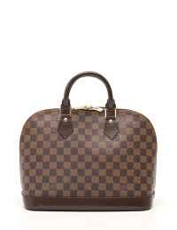 超美品LOUISVUITTONルイヴィトンアルマダミエエベヌハンドバッグN51131PVCブラウン【本物保証】【中古】